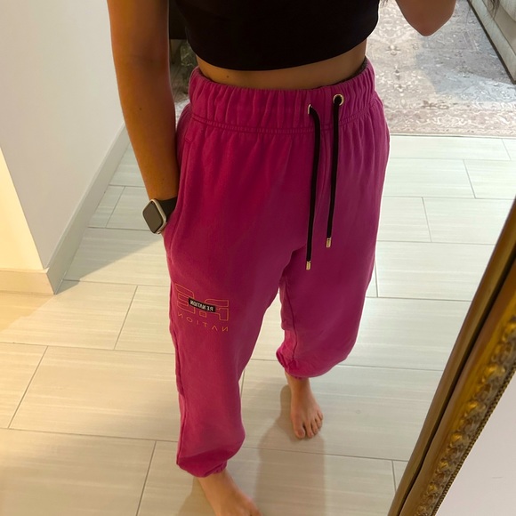 PE NATION Heads Up Track Pant Pink - Picture 7 of 11